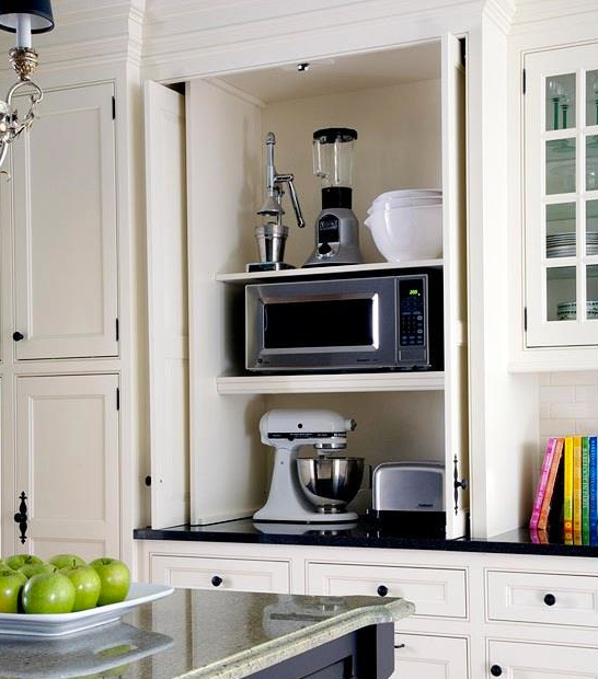 Where to Put the Microwave in Your Custom Kitchen Remodel